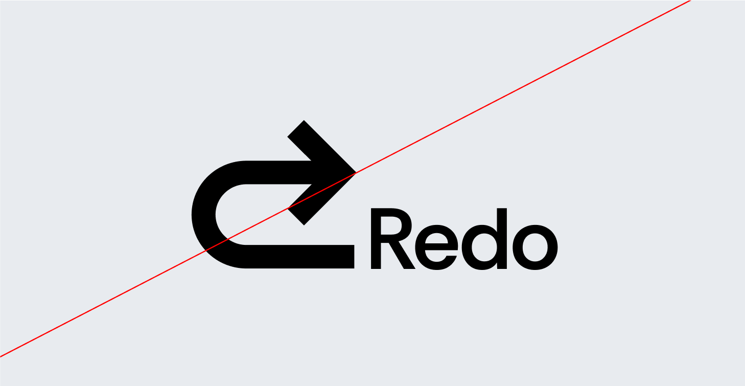 Image of brand logo incorrectly sized